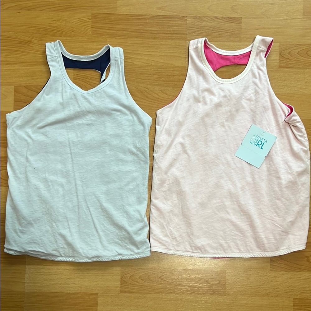 Set of 2 Athleta Girl Tanks